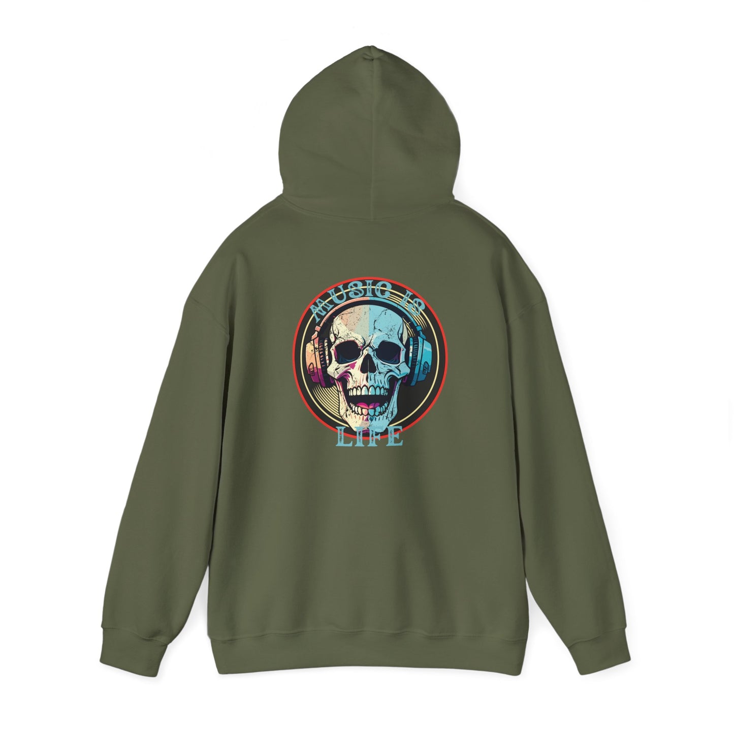 Music is Life Unisex Heavy Blend™ Hooded Sweatshirt