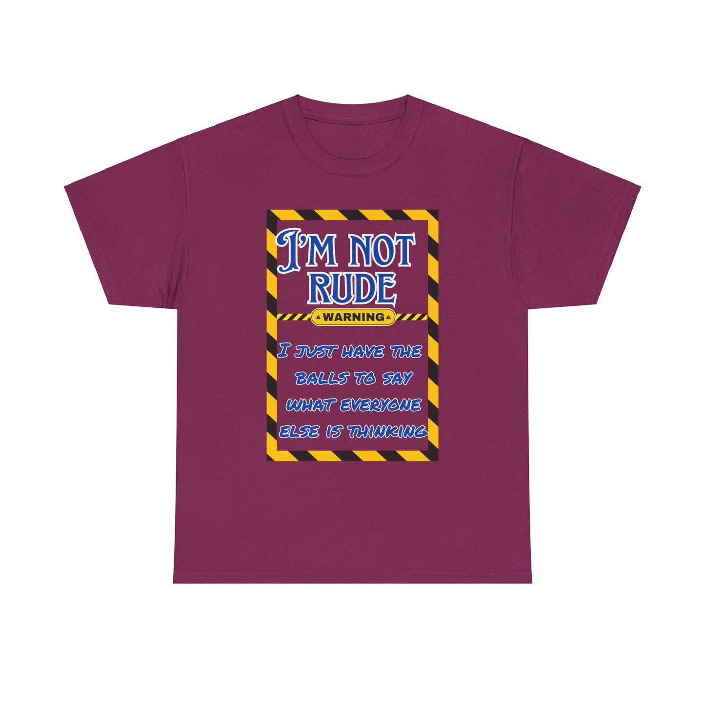 Not Rude Unisex Heavy Cotton Tee