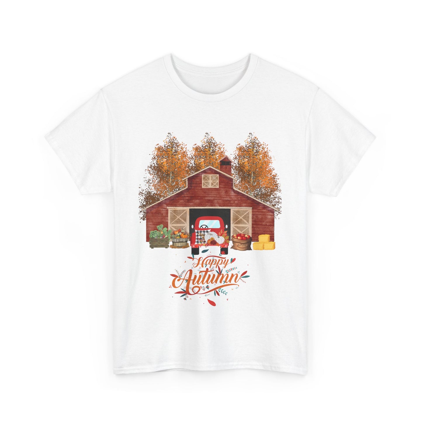 Happy Autumn Unisex Heavy Cotton Tee