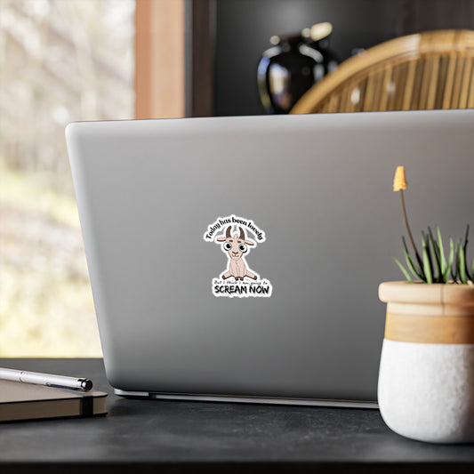Scream Kiss-Cut Vinyl Decals