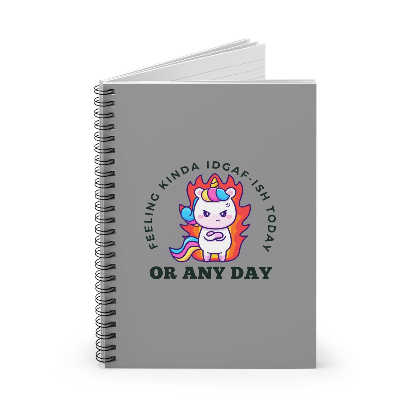 Feeling Kinda Spiral Notebook - Ruled Line