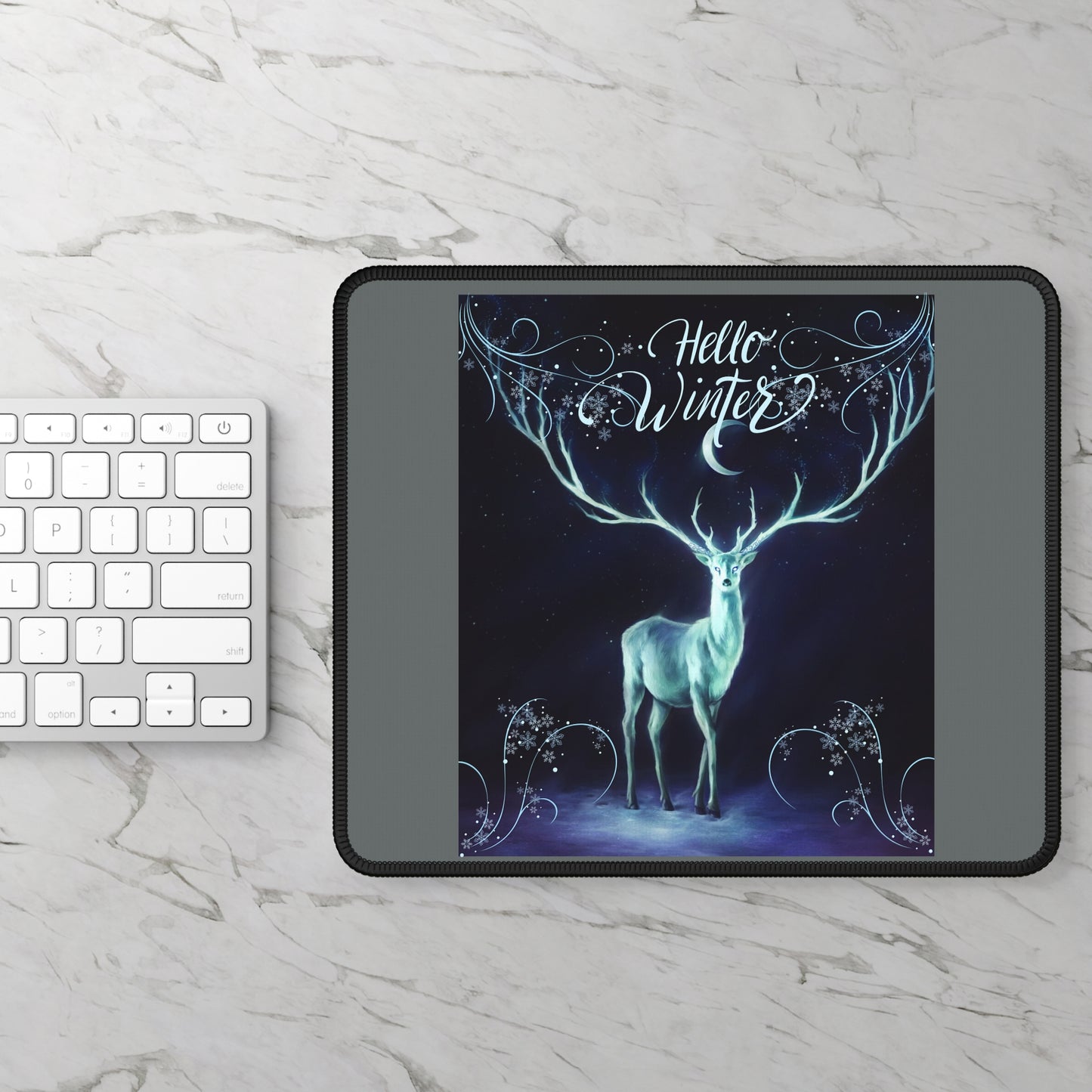 Hello Winter Gaming Mouse Pad