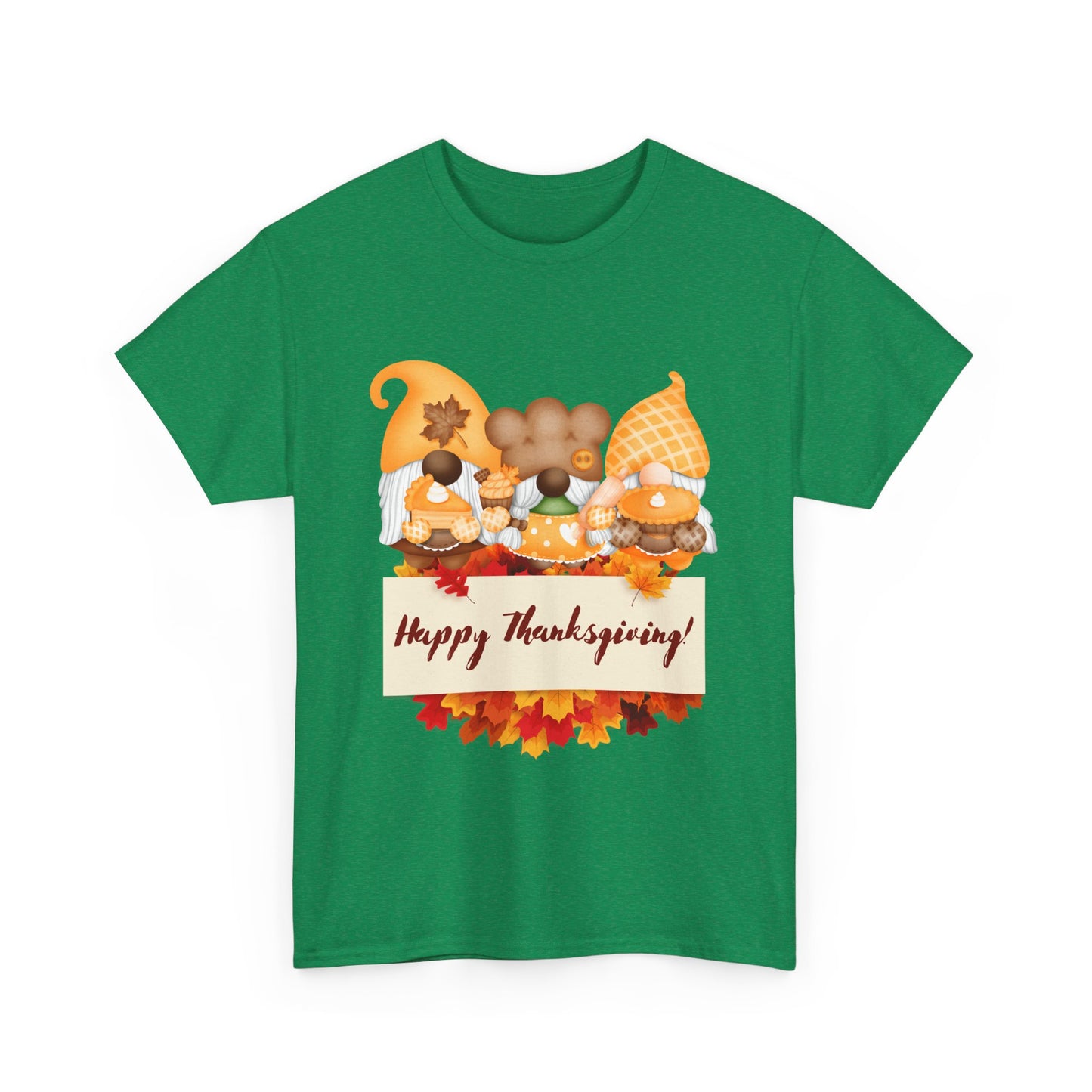 Gnome Thanksgiving Unisex Heavy Cotton Tee