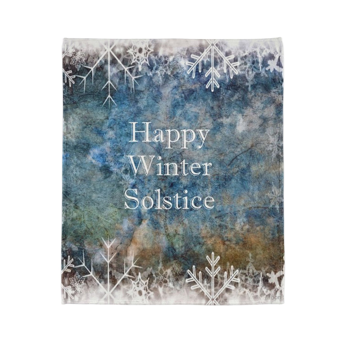 Happy Winter Solstice Soft Polyester Blanket