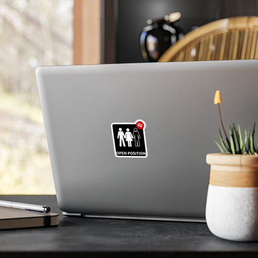 Open Position Kiss-Cut Vinyl Decals