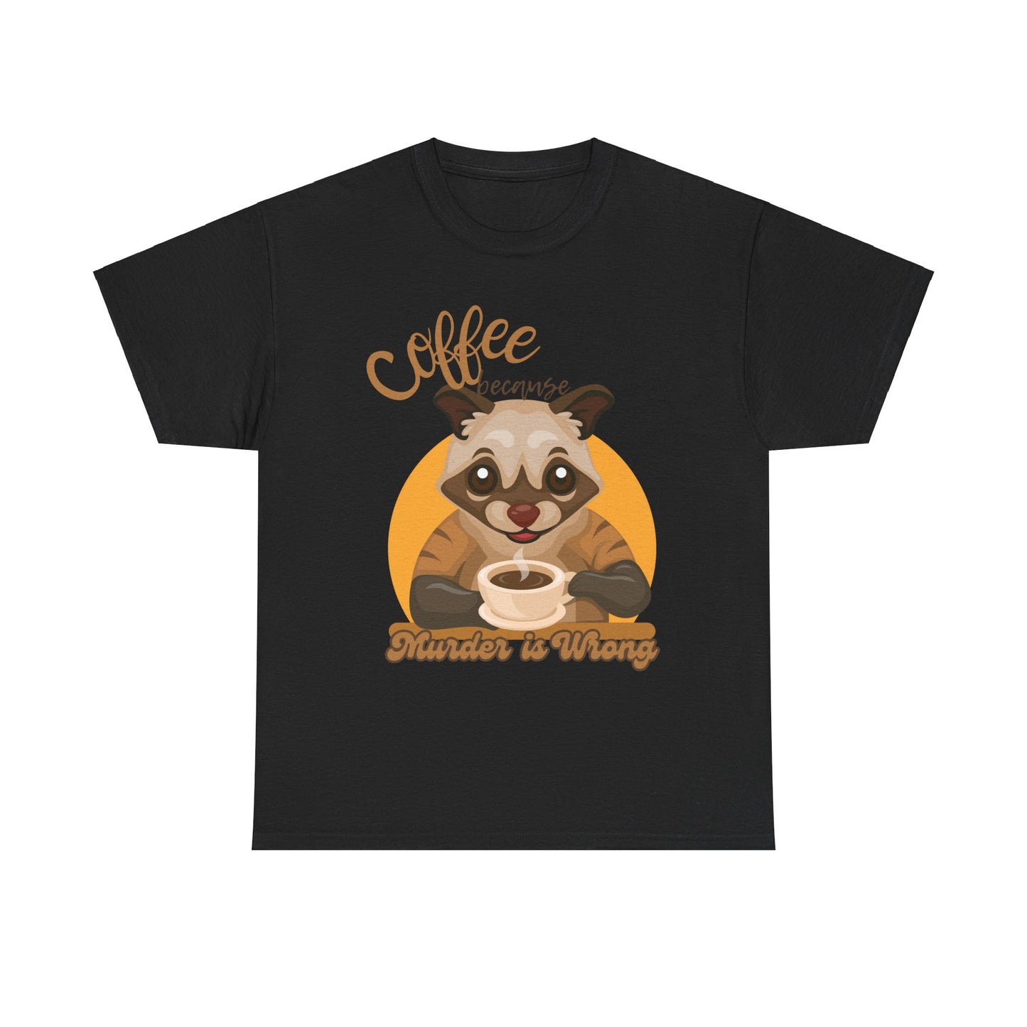 Coffee Unisex Heavy Cotton Tee