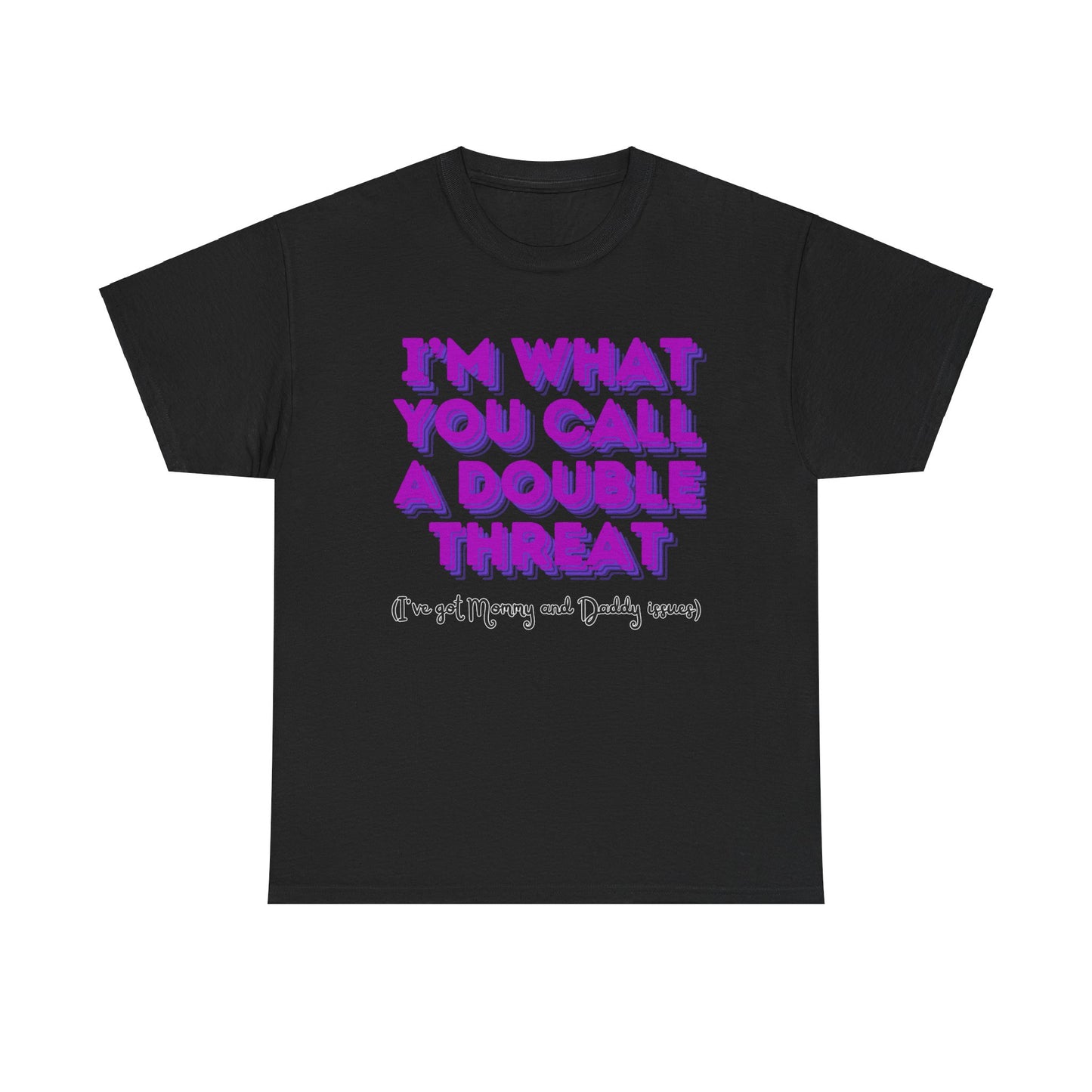 Double Threat Unisex Heavy Cotton Tee