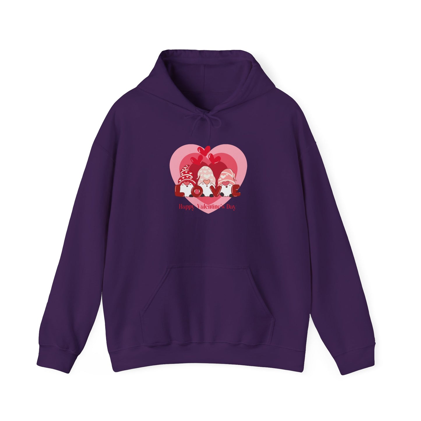 Valentines Gnome Unisex Heavy Blend™ Hooded Sweatshirt