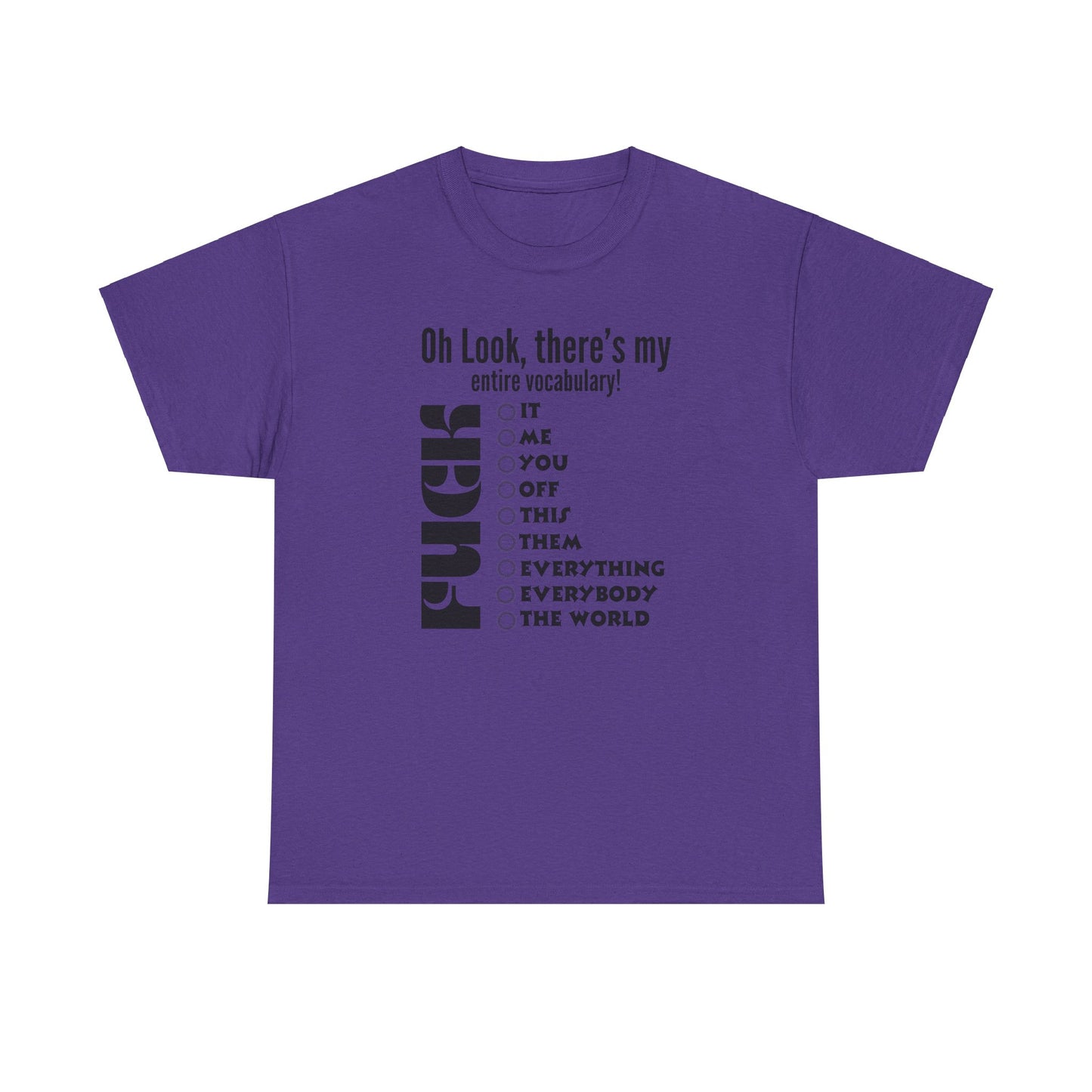 Vocabulary Unisex Heavy Cotton Tee