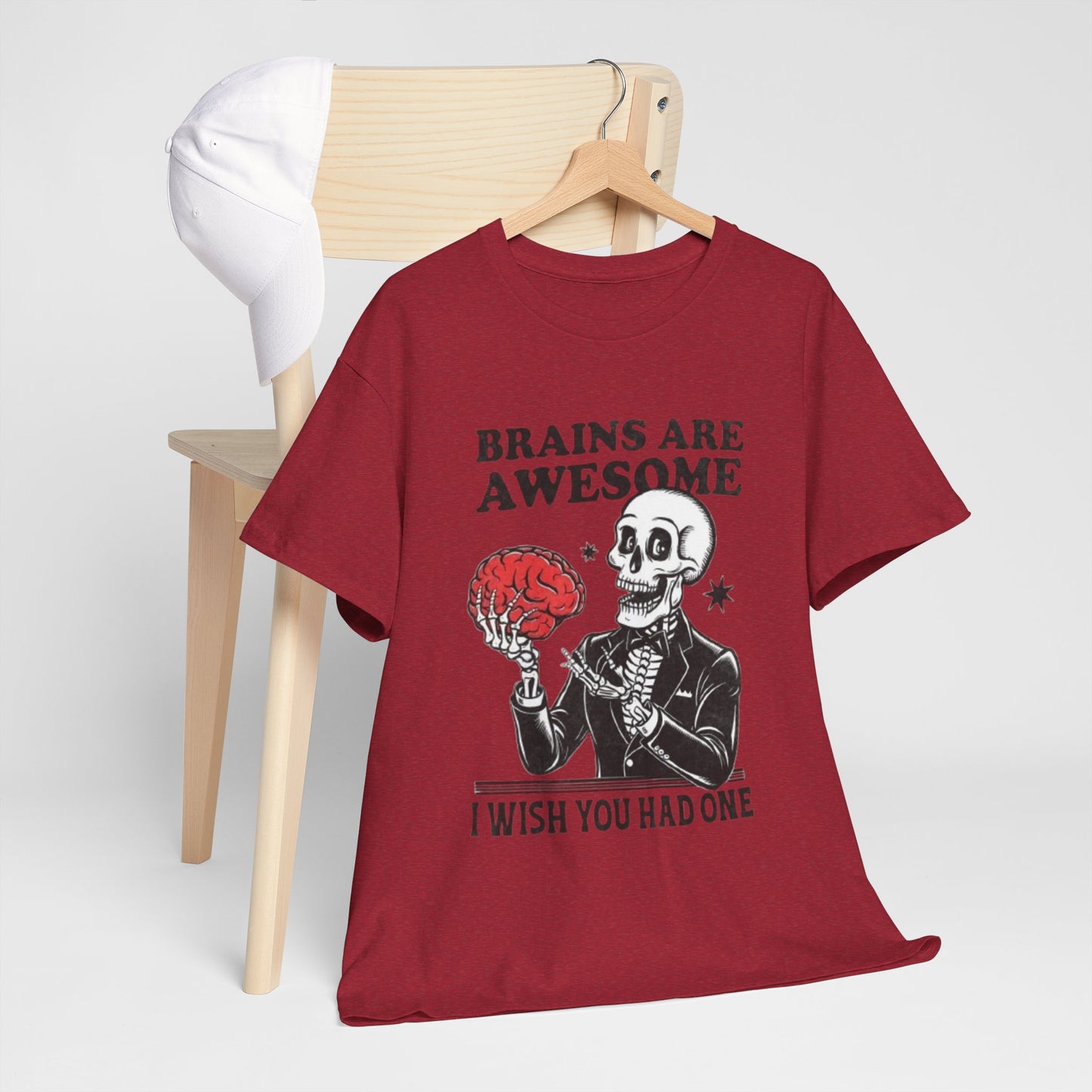 Brains Unisex Heavy Cotton Tee