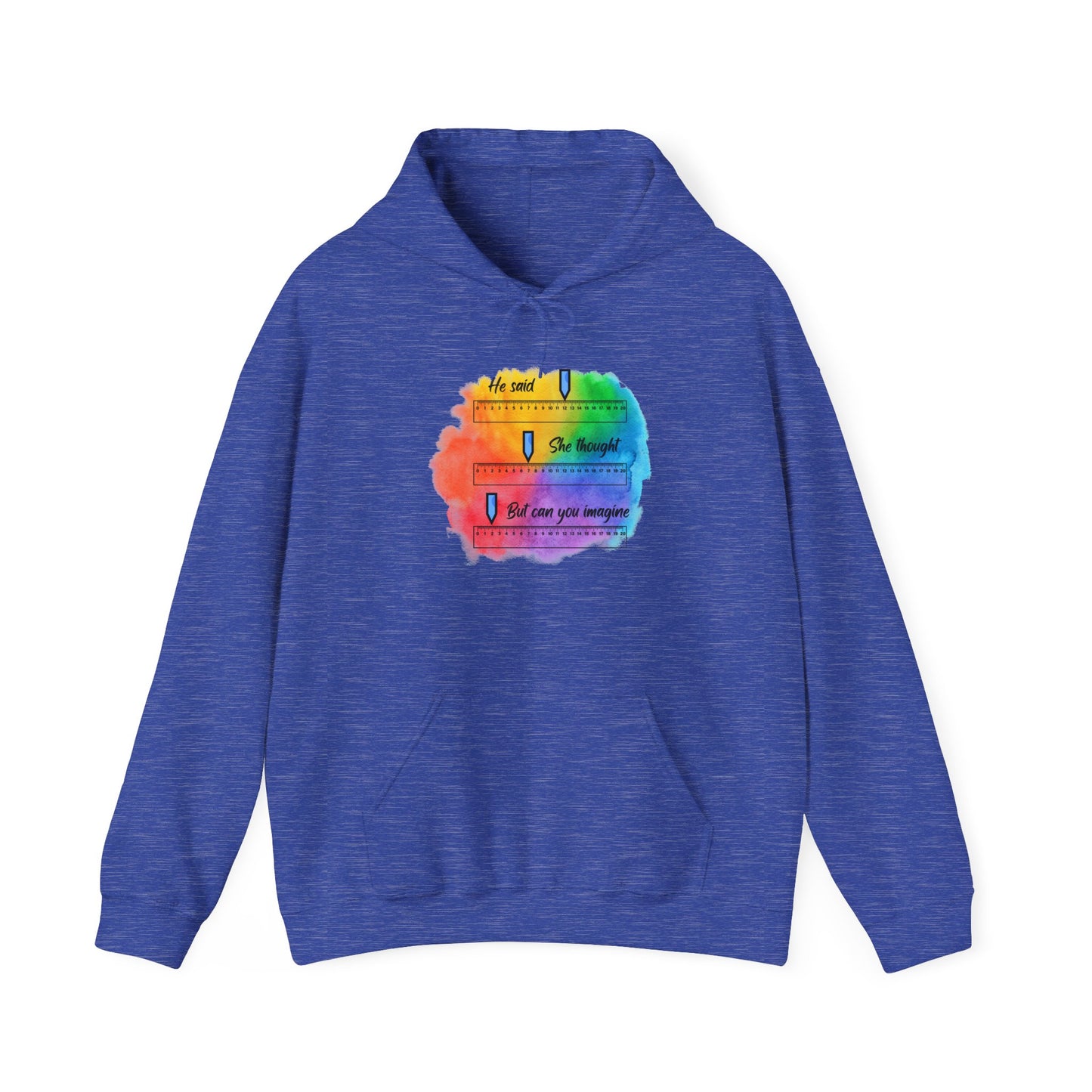 He Said Unisex Heavy Blend™ Hooded Sweatshirt