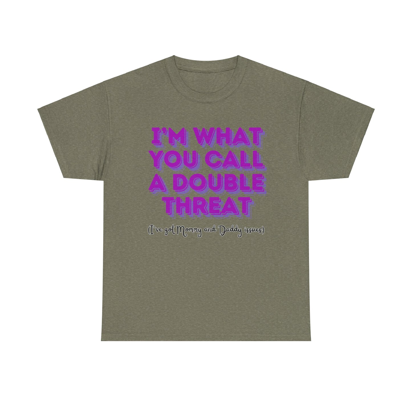Double Threat Unisex Heavy Cotton Tee