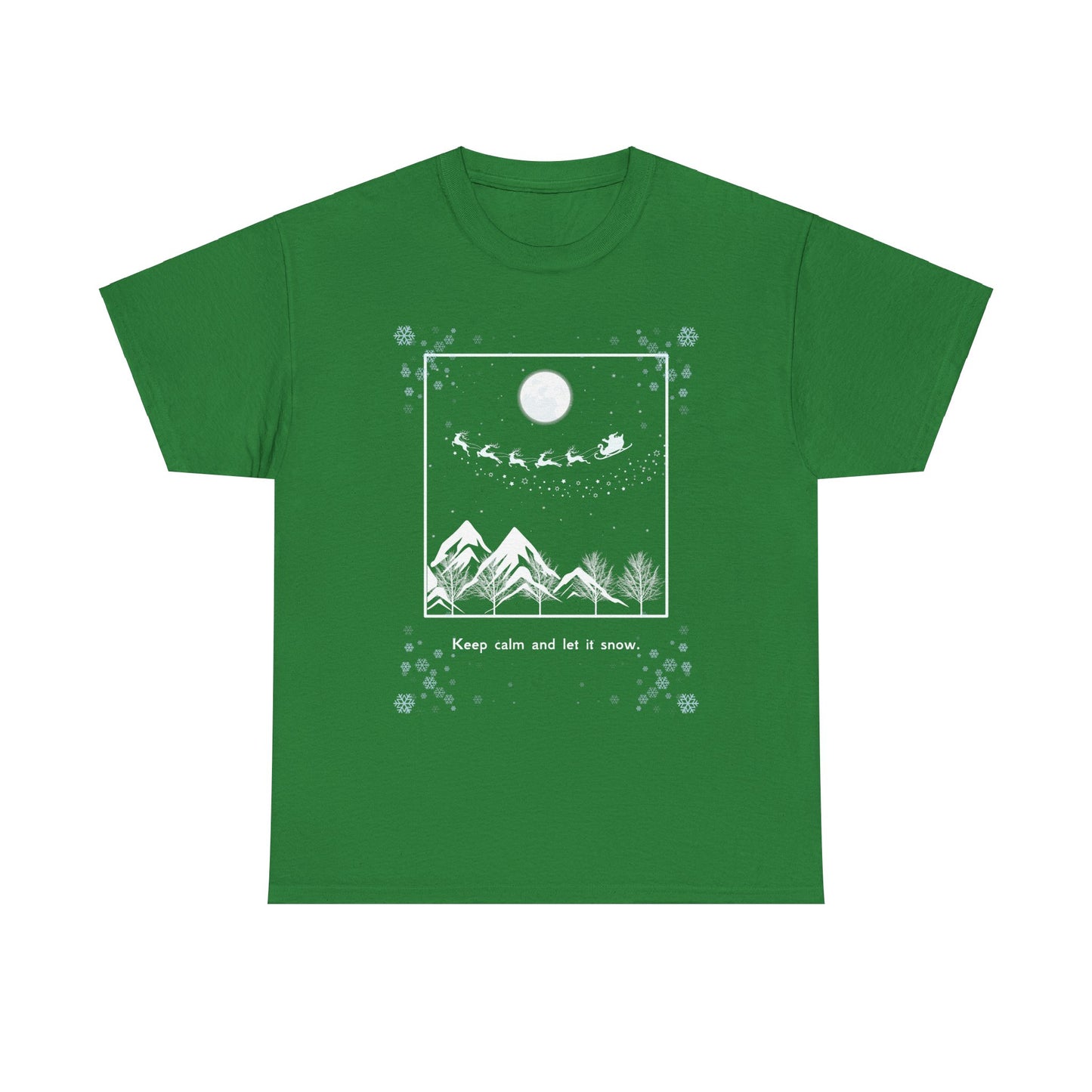 Let it Snow Unisex Heavy Cotton Tee