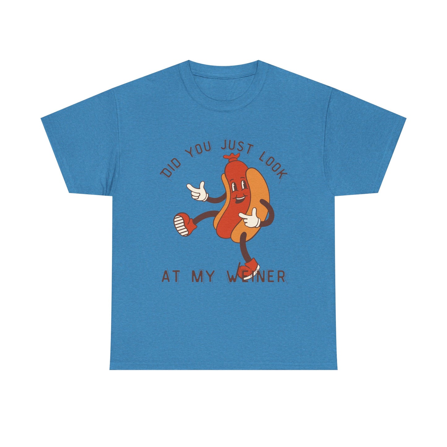 Did You Just Look -Unisex Heavy Cotton Tee