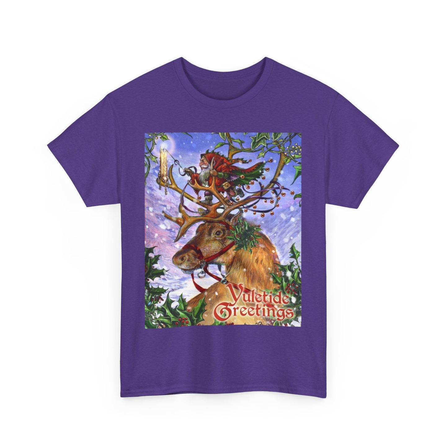 Yuletide Greetings Unisex Heavy Cotton Tee