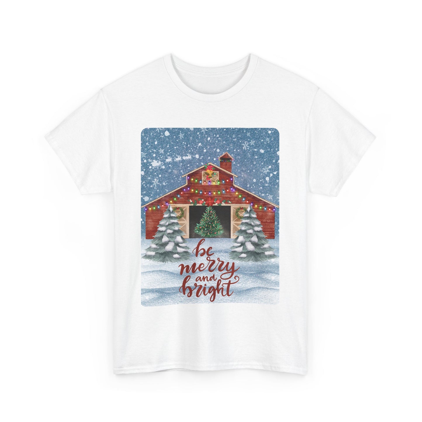 Be Merry Unisex Heavy Cotton Tee