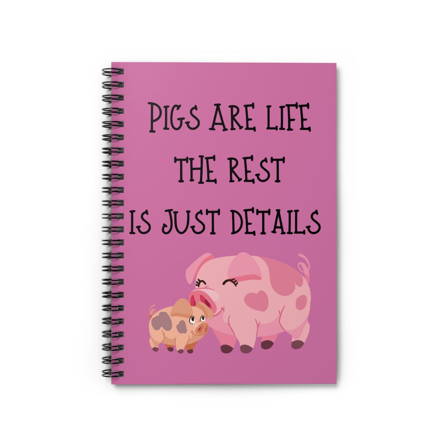 Pigs are Spiral Notebook - Ruled Line