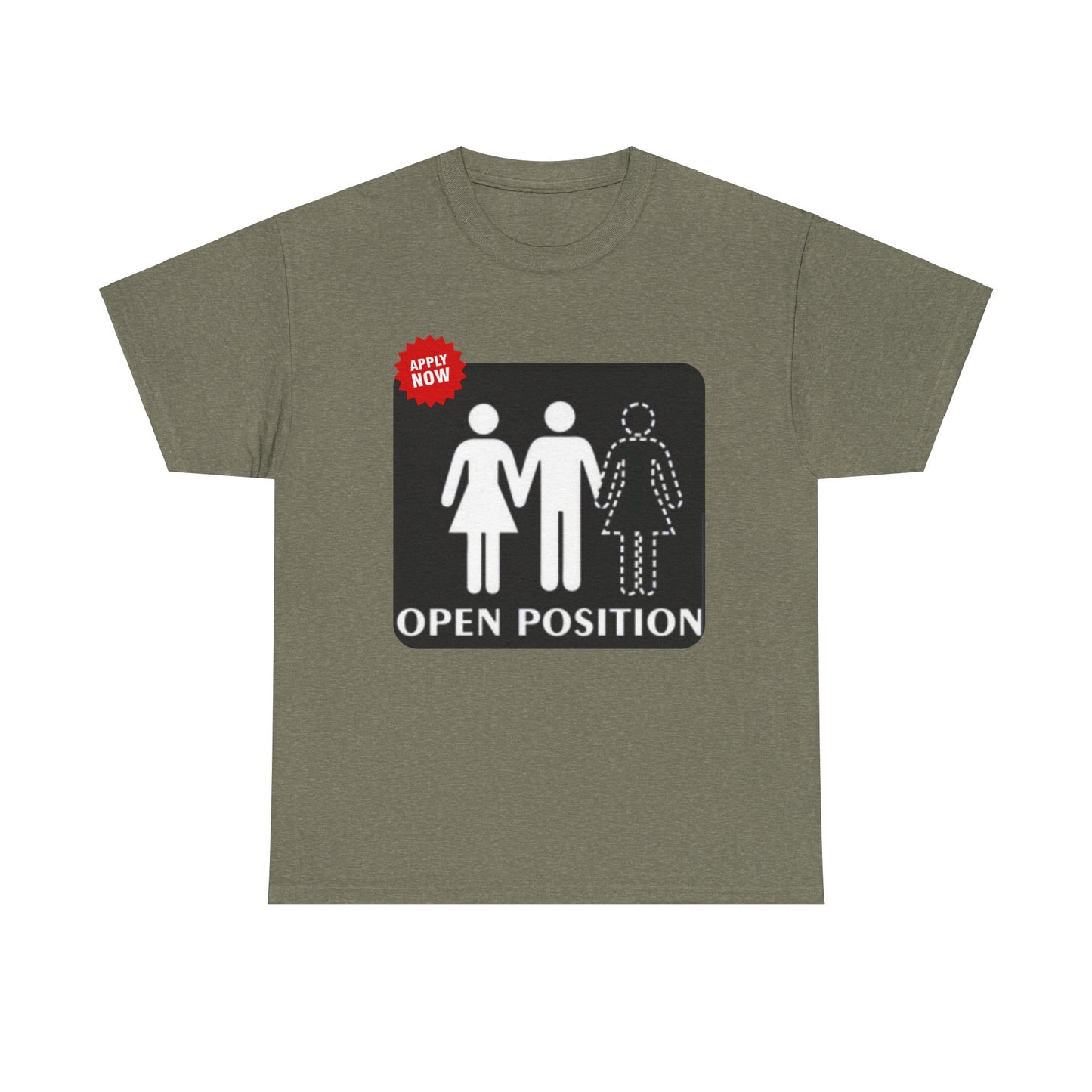 Open Position 2 Unisex Heavy Cotton Tee