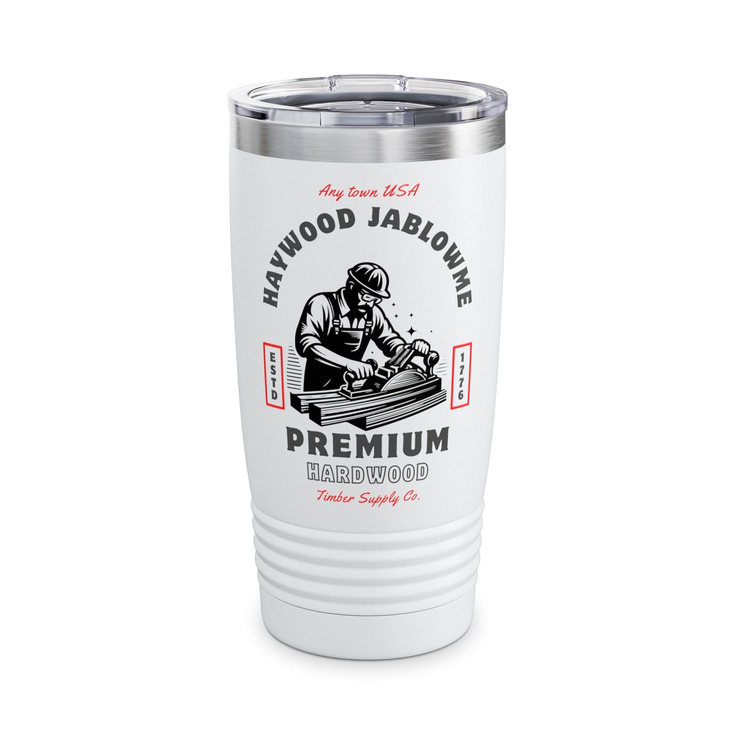 Premium Hardwood 20oz Ringneck Tumbler