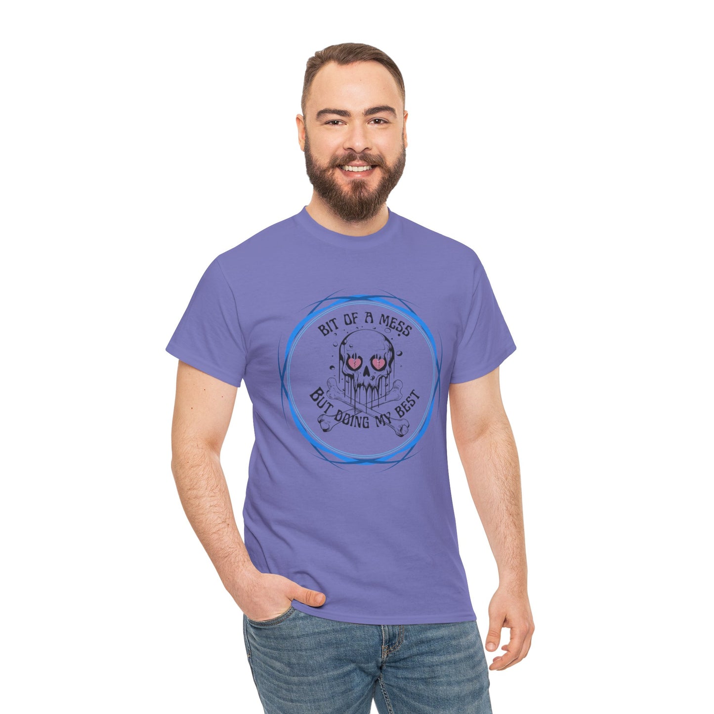 Bit of a Mess Unisex Heavy Cotton Tee