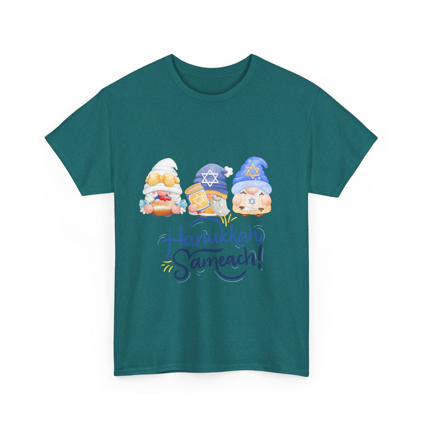 Hanukkah Gnomes Unisex Heavy Cotton Tee
