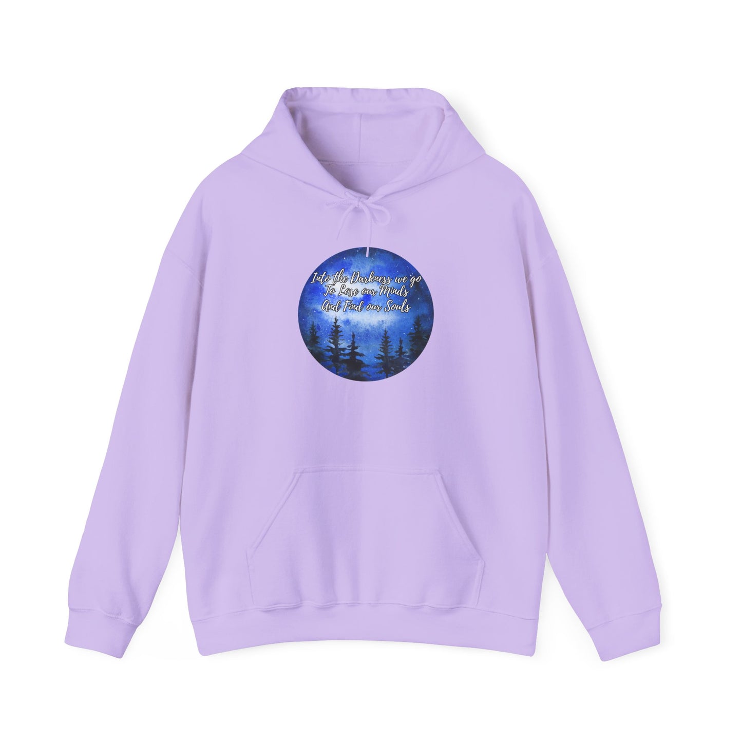 Into Darkness Unisex Heavy Blend™ Hooded Sweatshirt