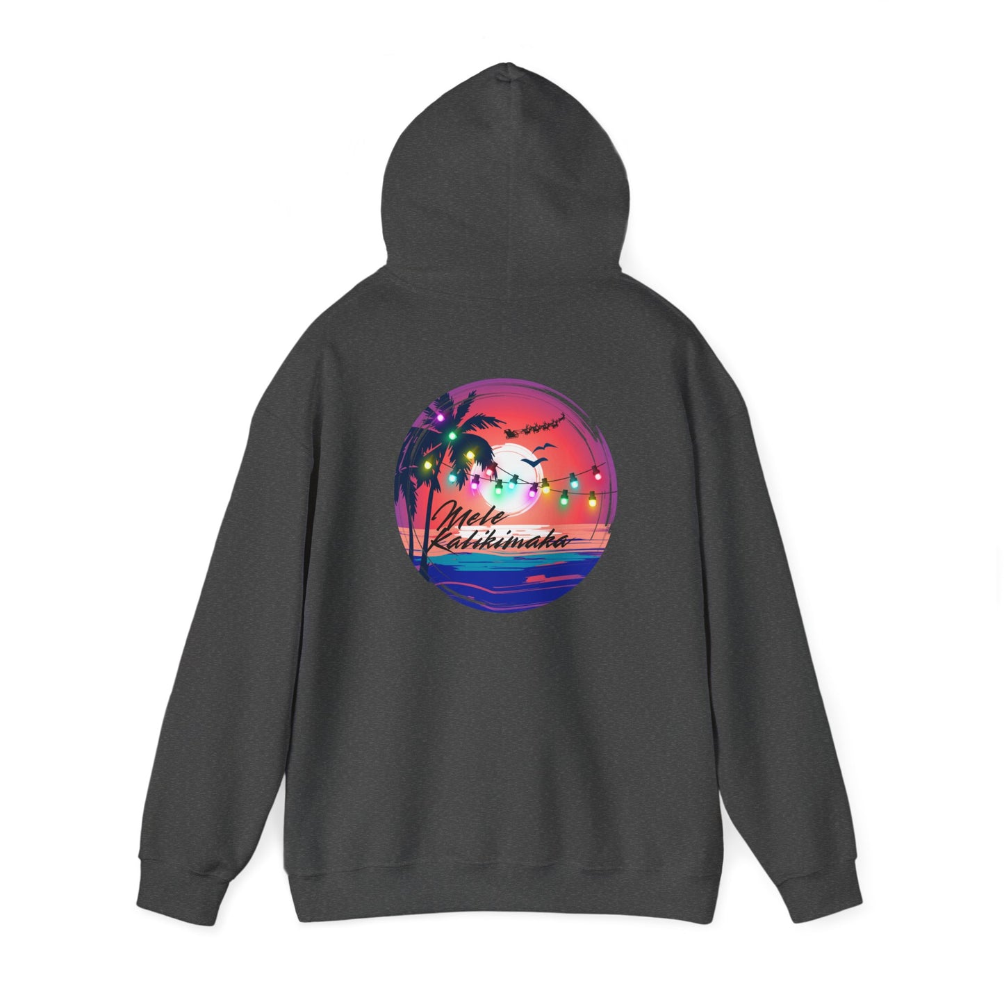 Mele Kalikimaka Unisex Heavy Blend™ Hooded Sweatshirt
