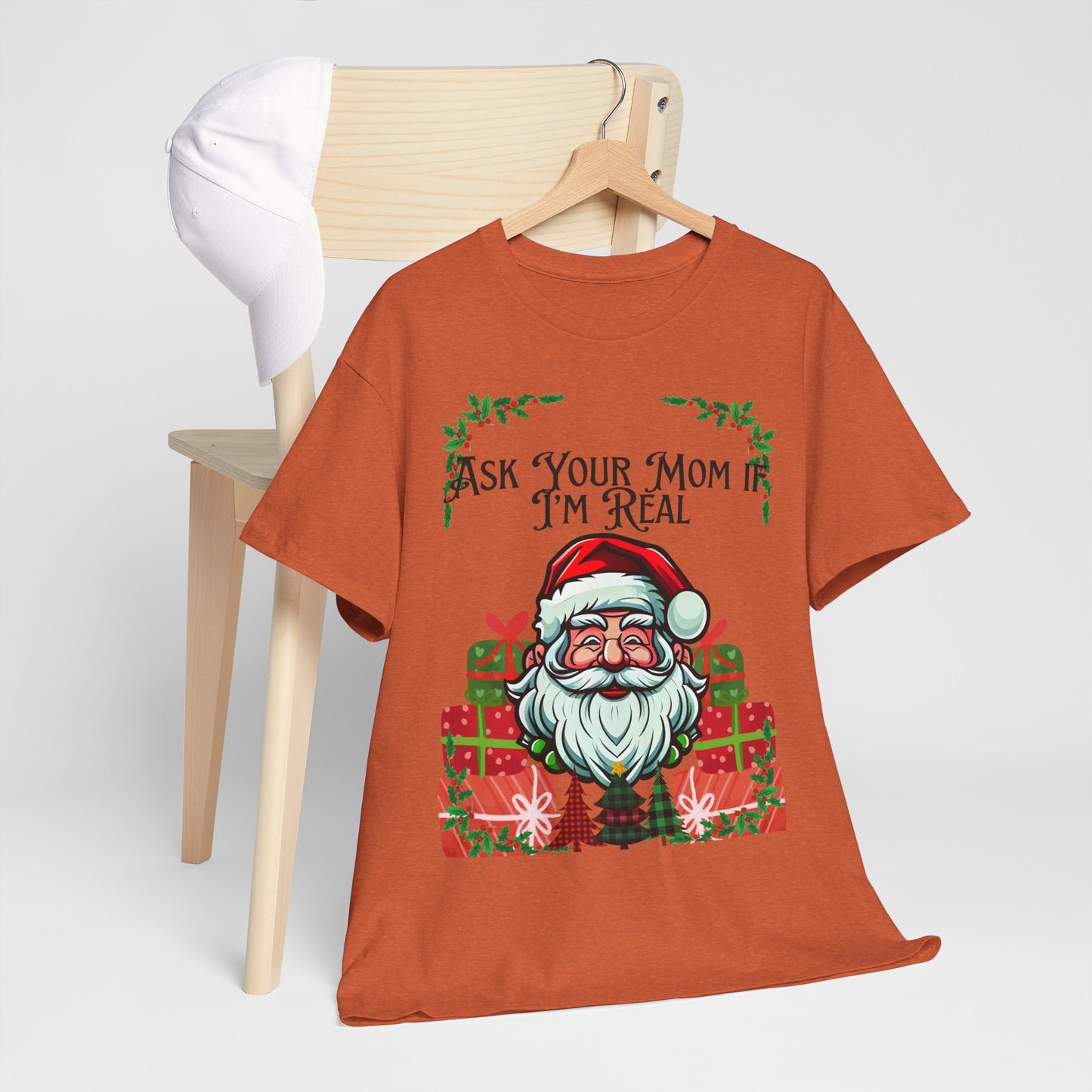 Ask your Mom Unisex Heavy Cotton Tee