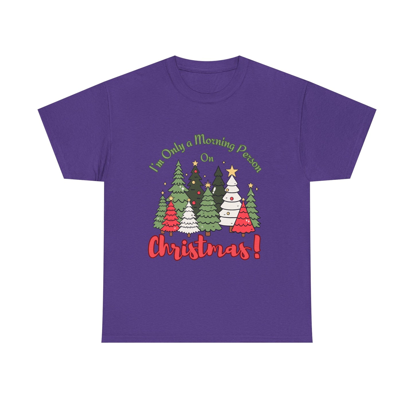 Morning Person Unisex Heavy Cotton Tee