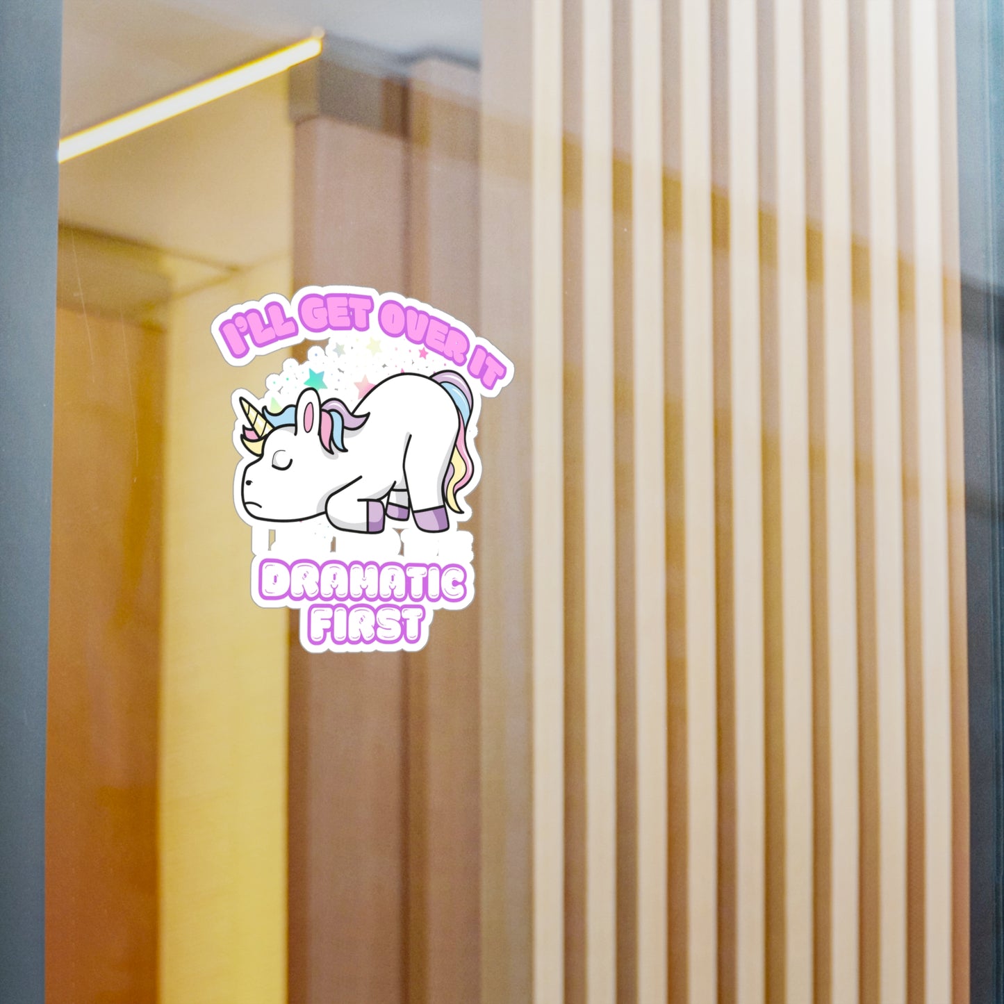 Dramatic Kiss-Cut Vinyl Decals