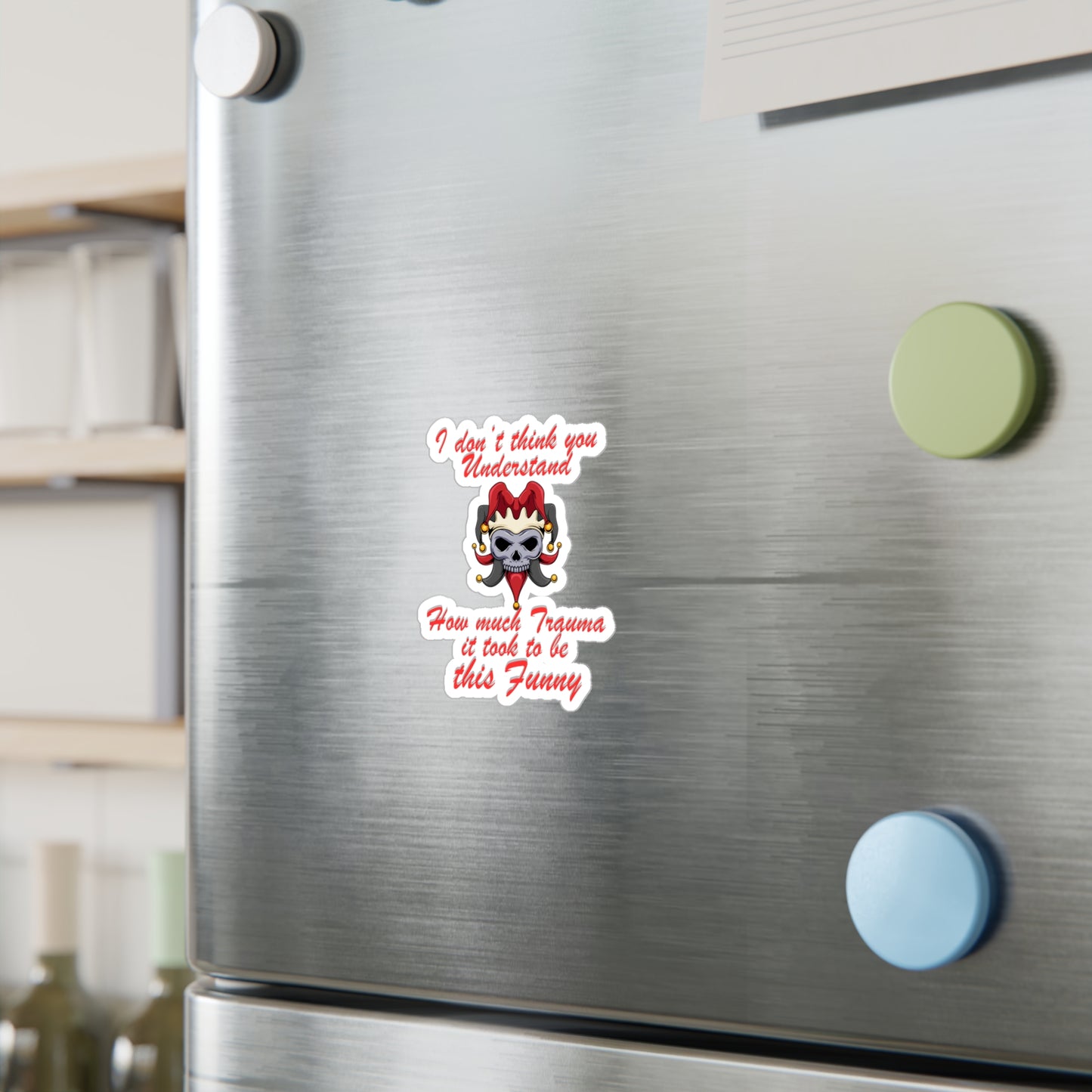 Trauma Kiss-Cut Vinyl Decals