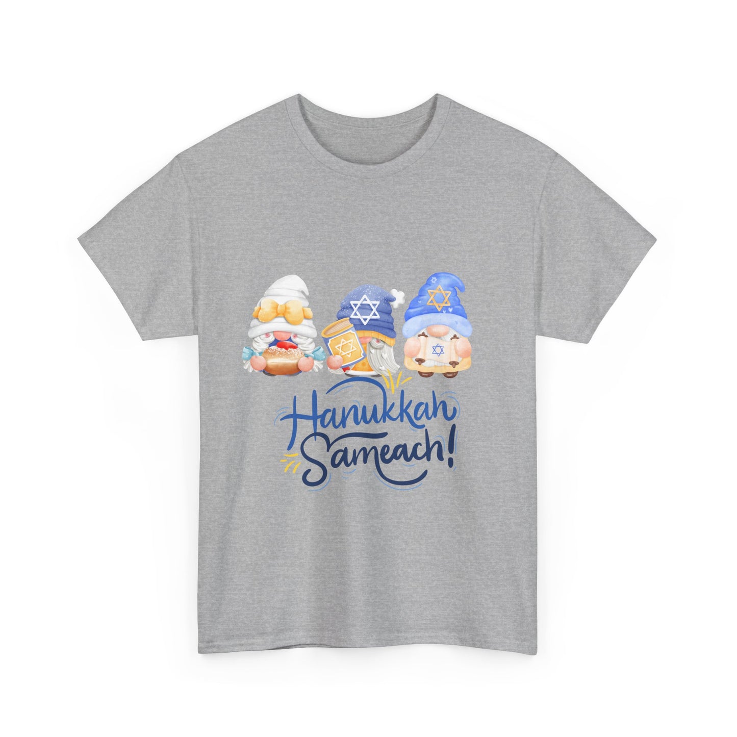 Hanukkah Gnomes Unisex Heavy Cotton Tee