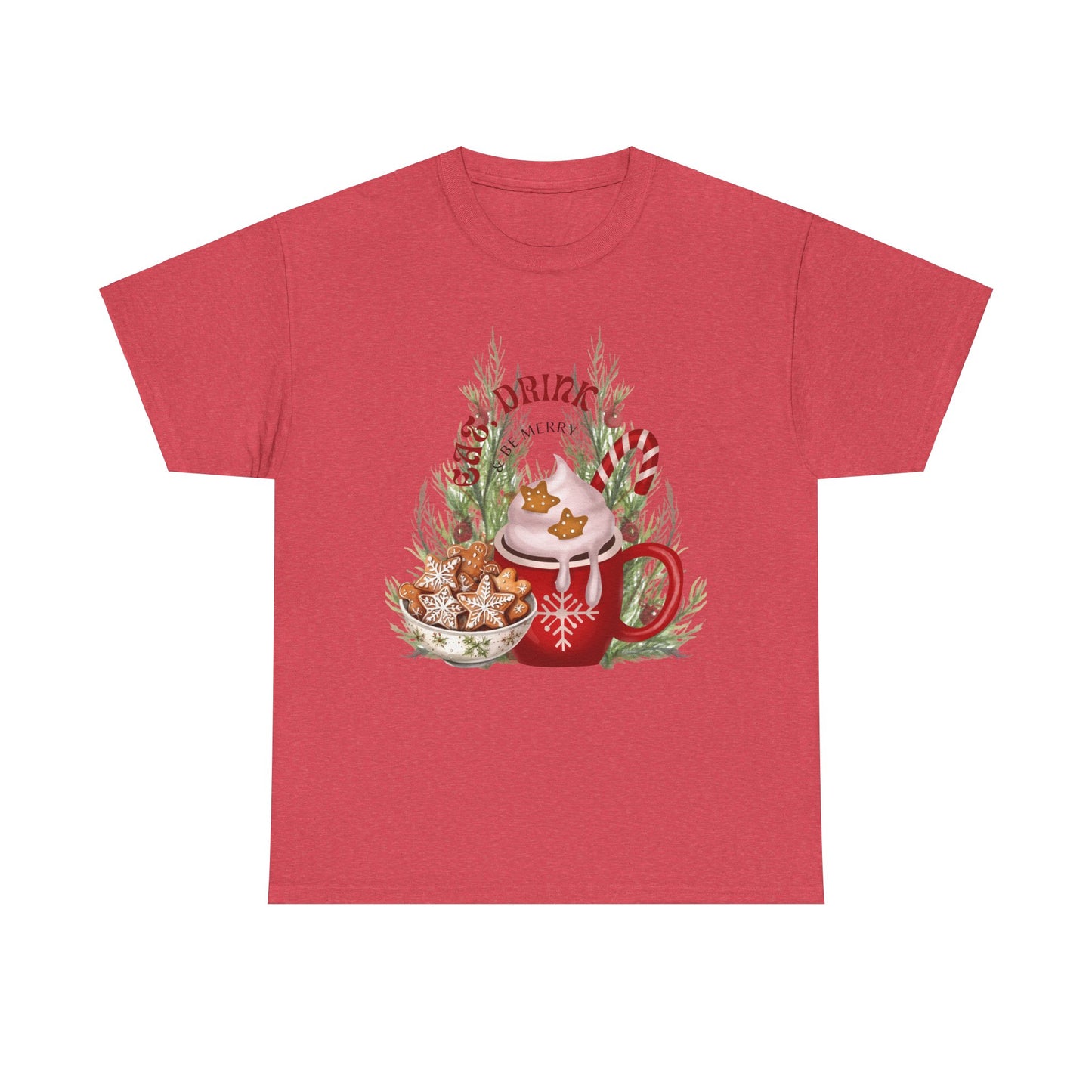 Eat, Drink Unisex Heavy Cotton Tee