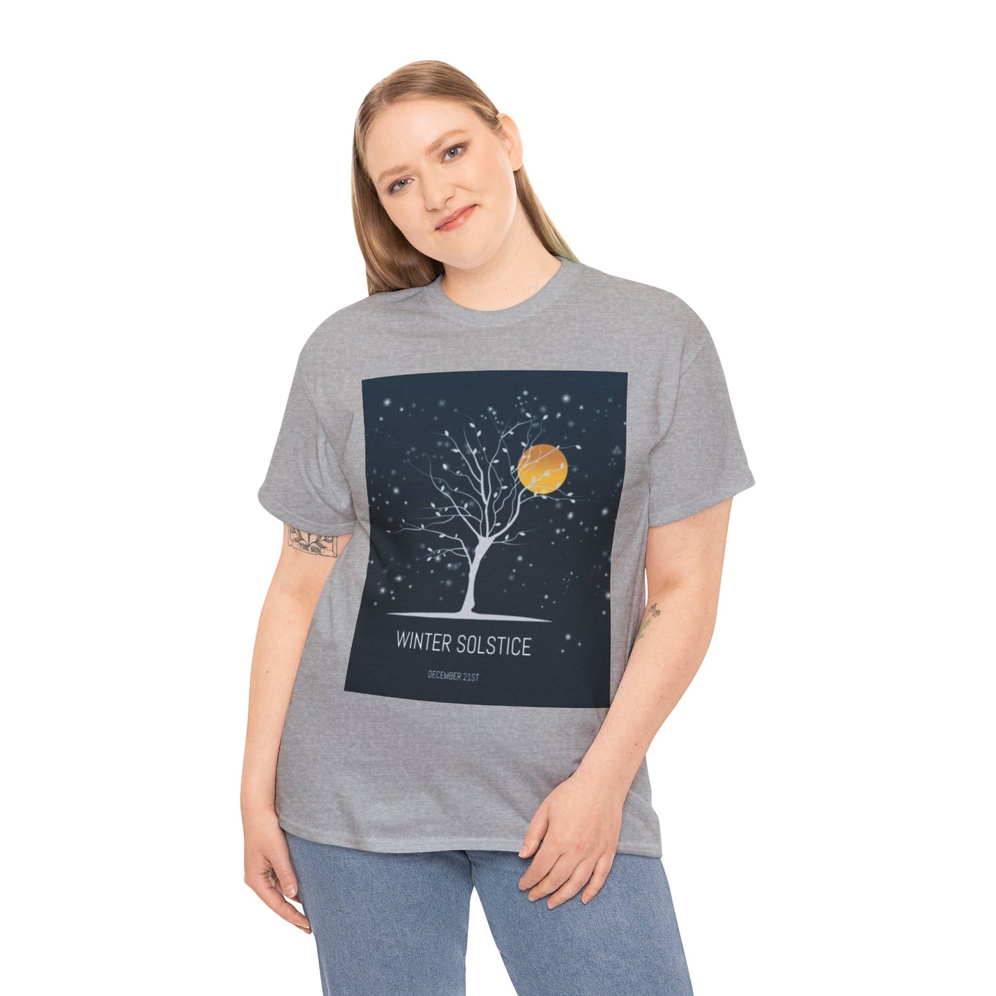 Winter Solstice Unisex Heavy Cotton Tee