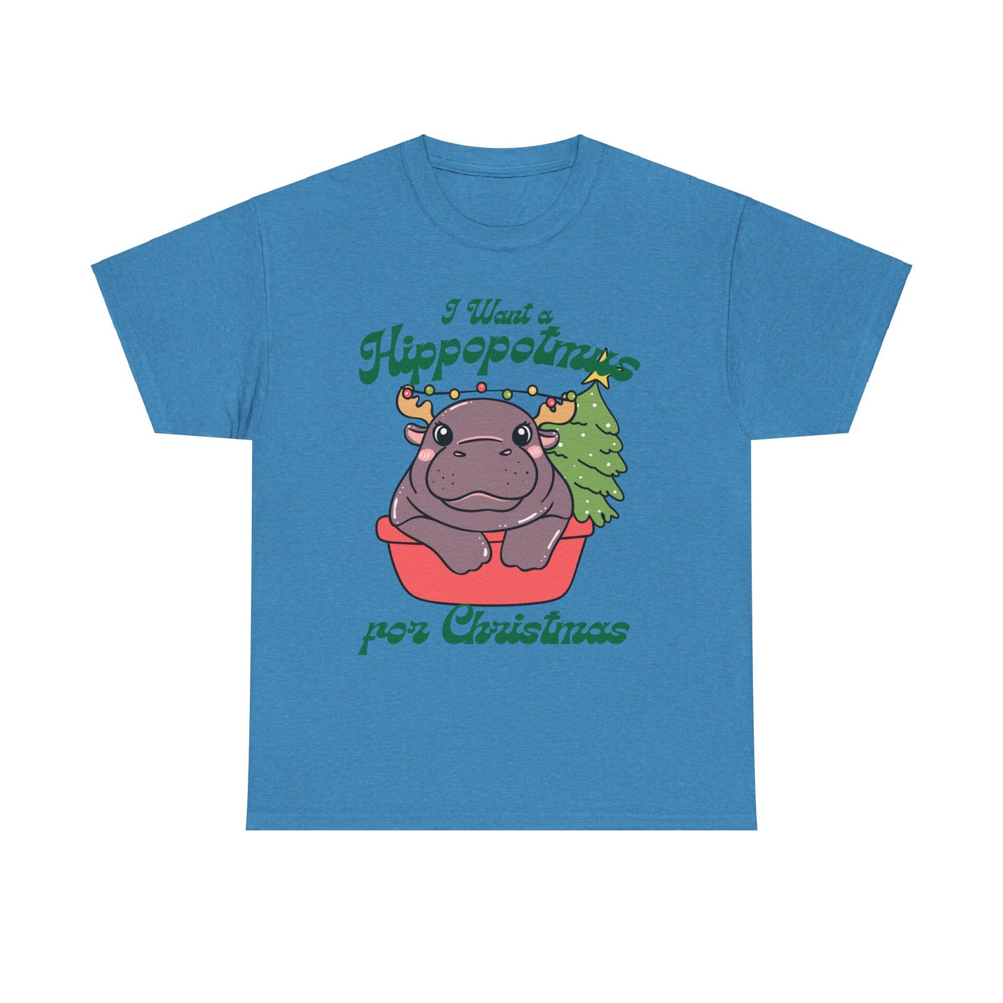 Hippo Unisex Heavy Cotton Tee