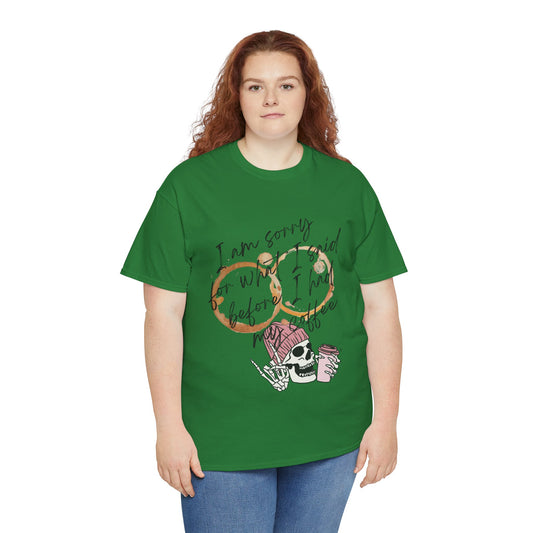 Coffee Unisex Heavy Cotton Tee