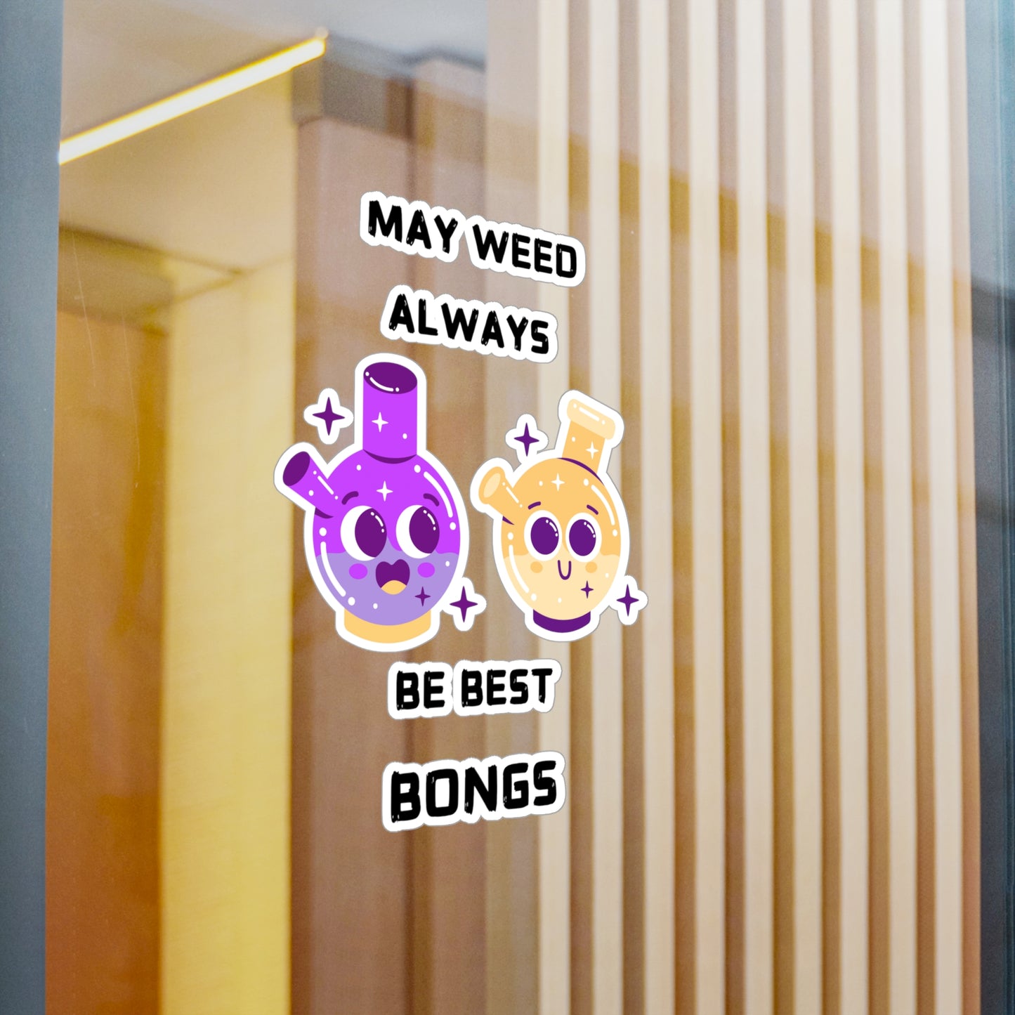 May Weed Kiss-Cut Vinyl Decals