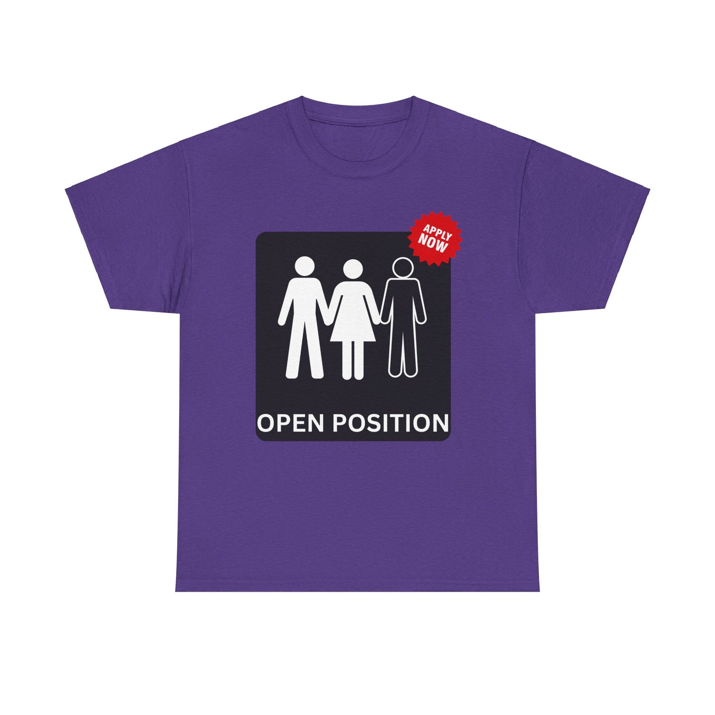 Open Position Unisex Heavy Cotton Tee