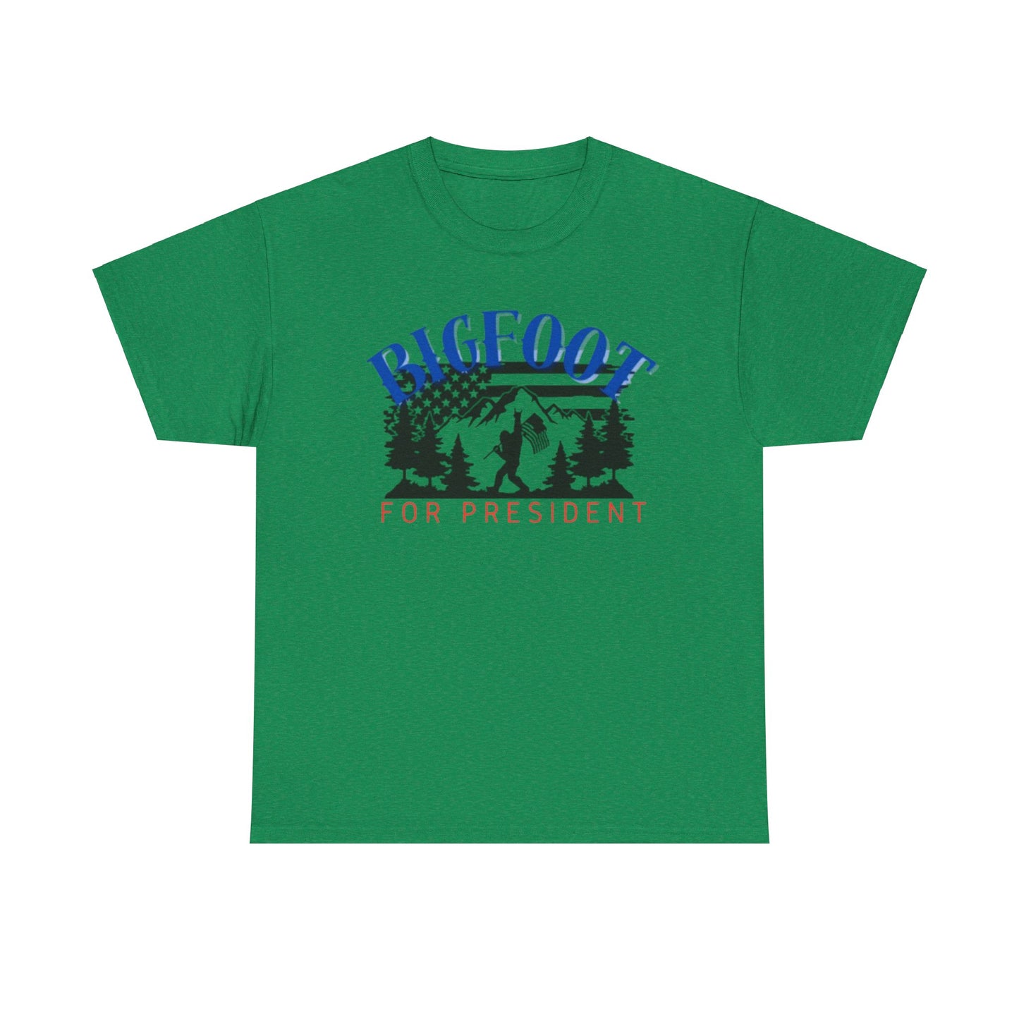 Bigfoot for President Unisex Heavy Cotton Tee
