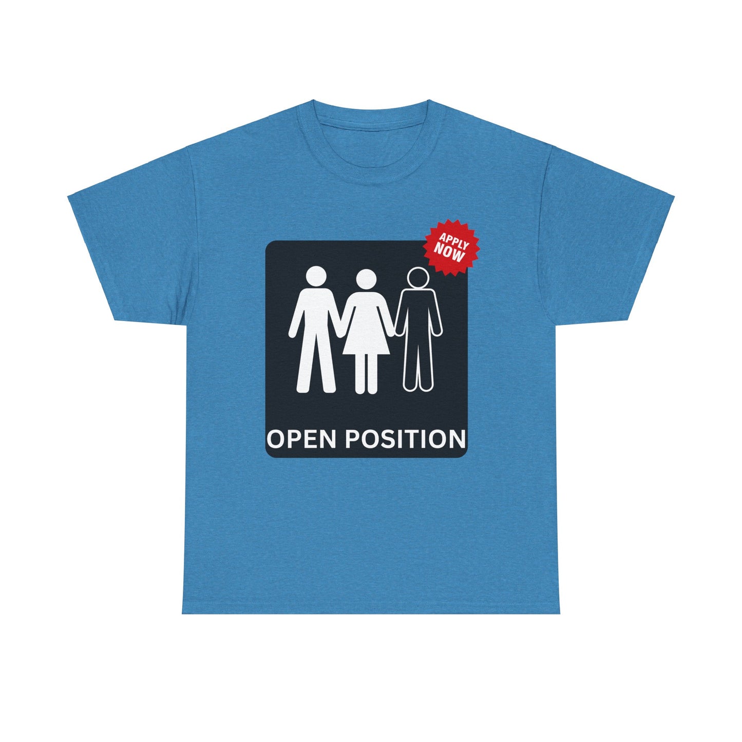 Open Position Unisex Heavy Cotton Tee