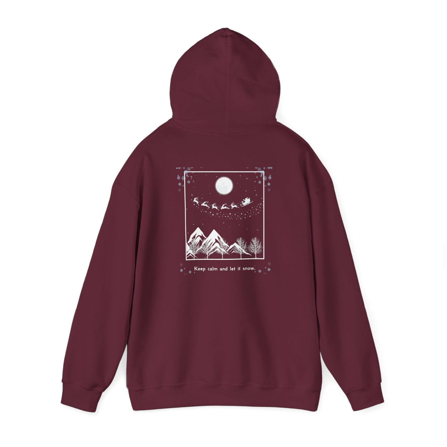 Let it Snow Unisex Heavy Blend™ Hooded Sweatshirt