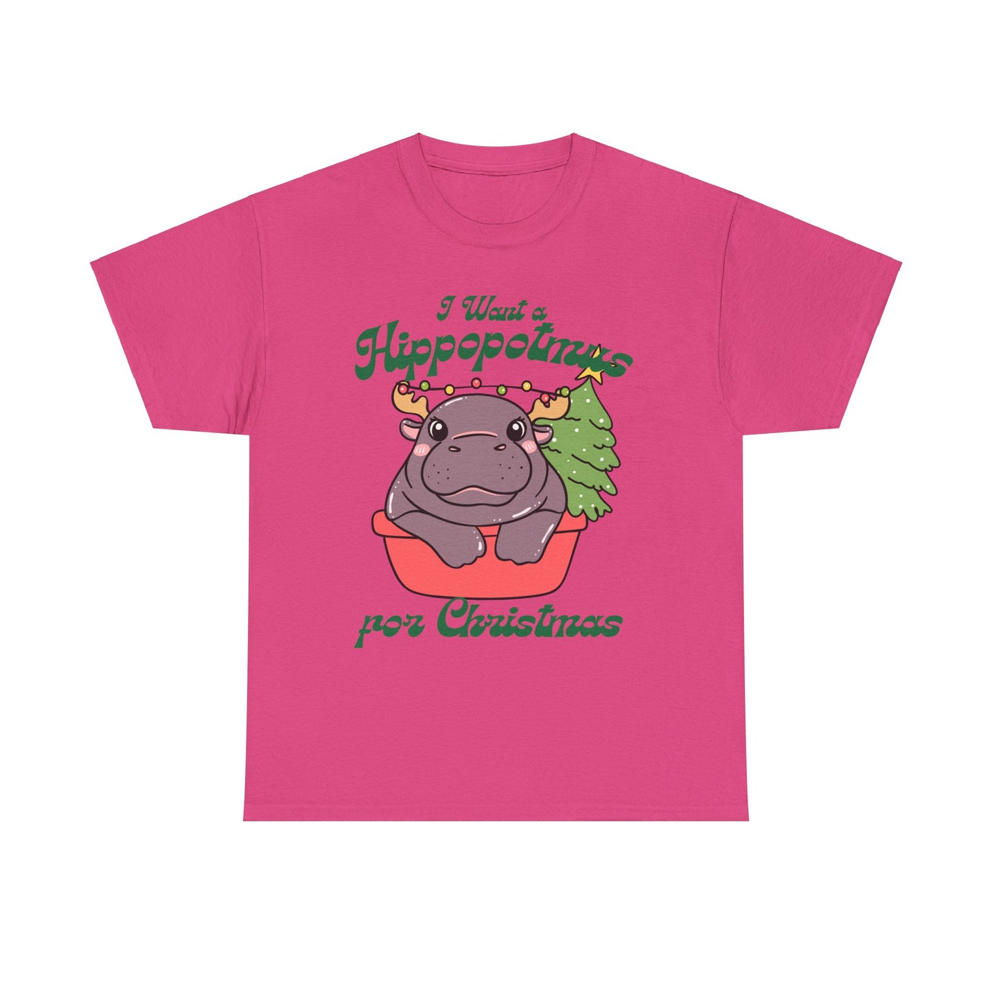 Hippo Unisex Heavy Cotton Tee