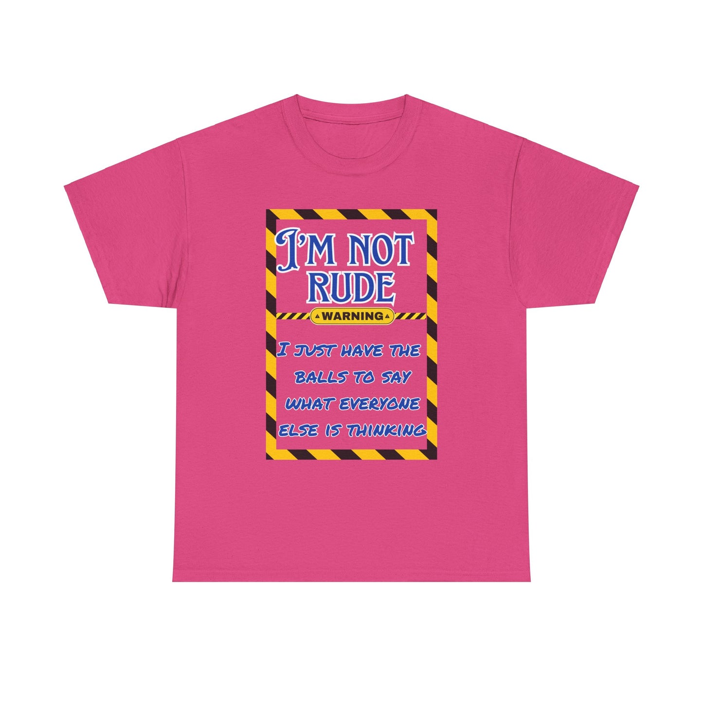 Not Rude Unisex Heavy Cotton Tee