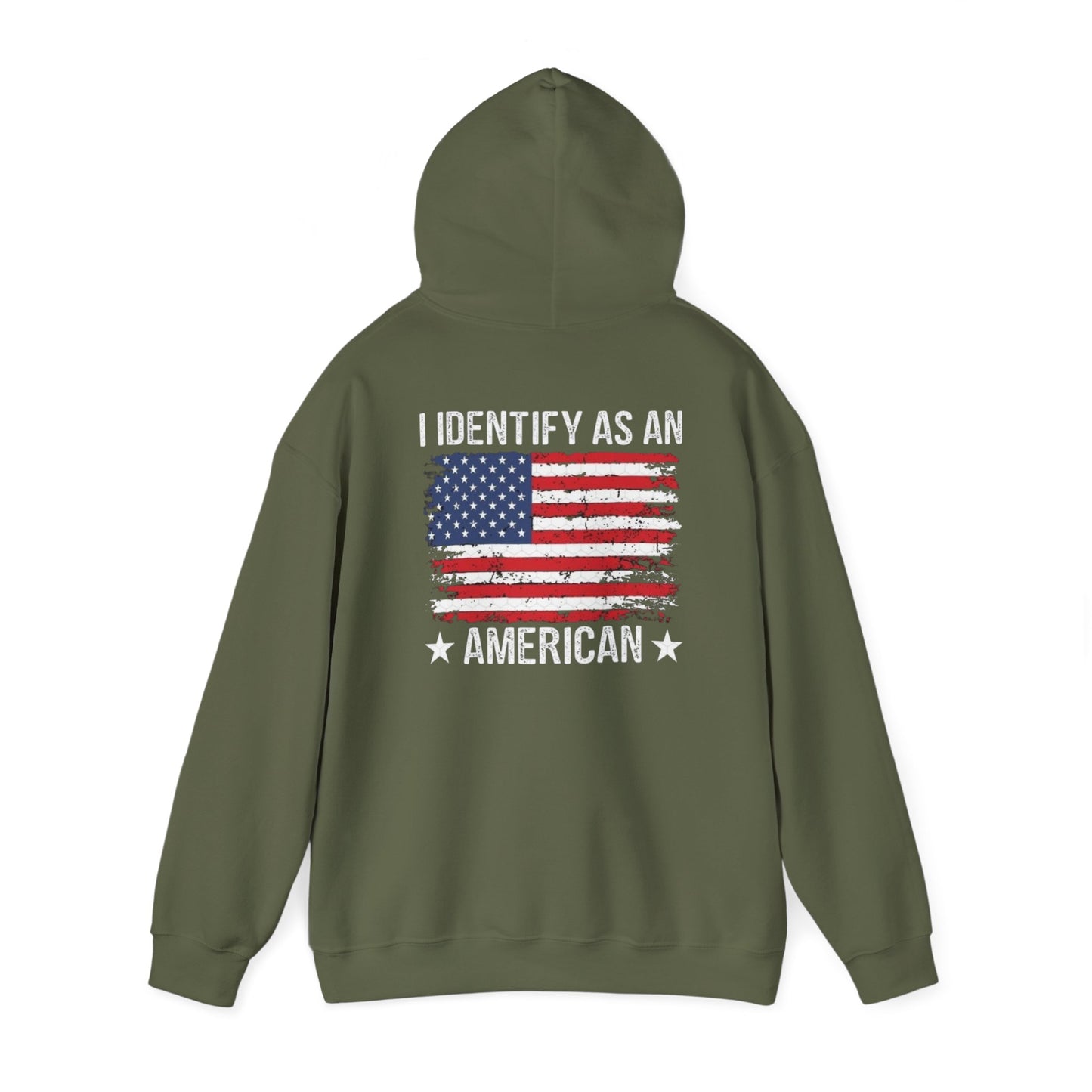 Identify as Unisex Heavy Blend™ Hooded Sweatshirt