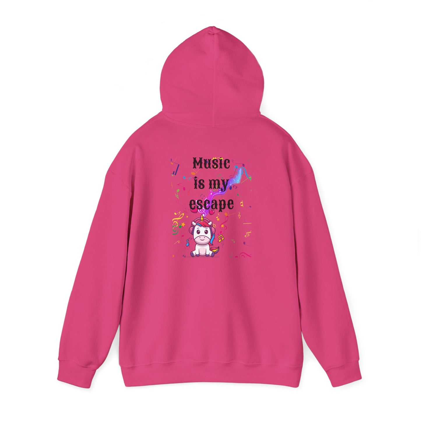 Music is my escape Unisex Heavy Blend™ Hooded Sweatshirt