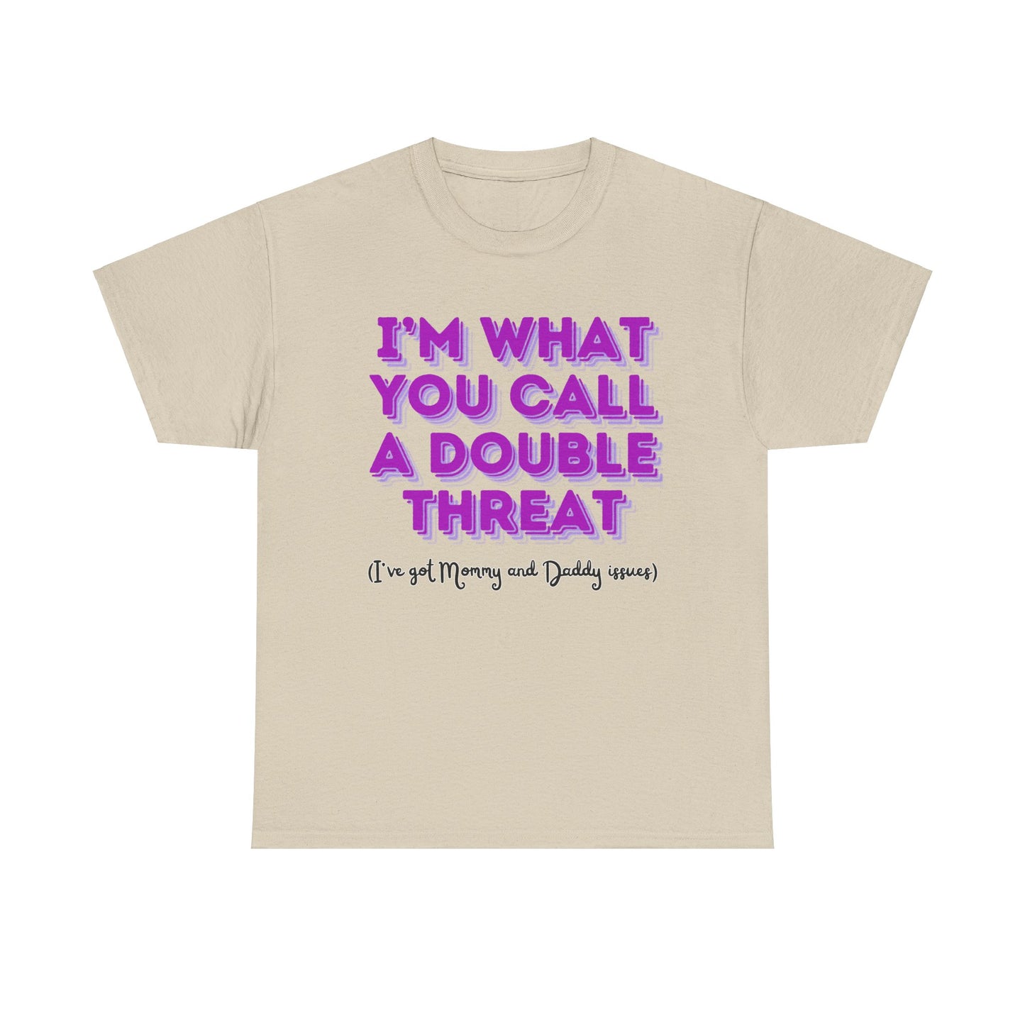 Double Threat Unisex Heavy Cotton Tee