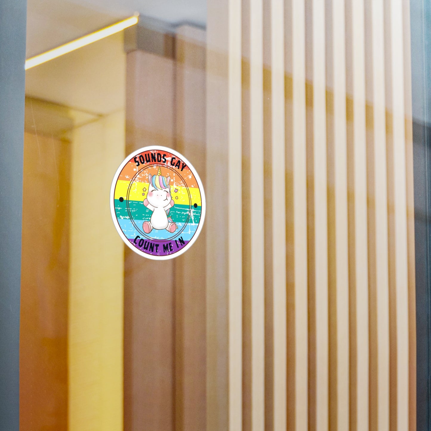 Sounds Gay Vinyl Decals