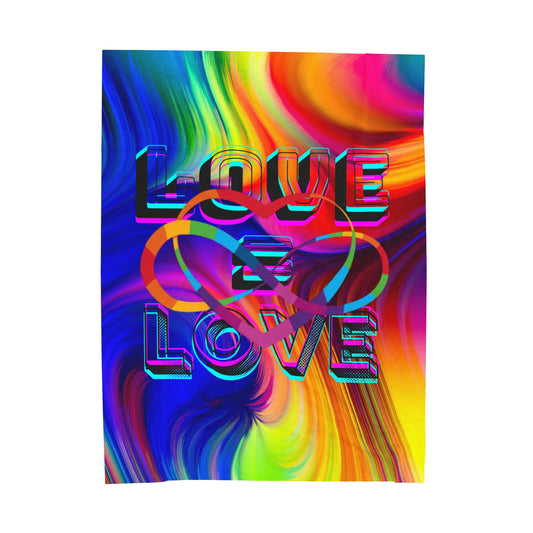 Love Velveteen Plush Blanket