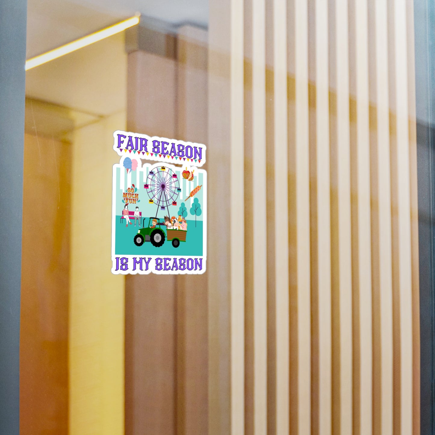 Fair Season Kiss-Cut Vinyl Decals