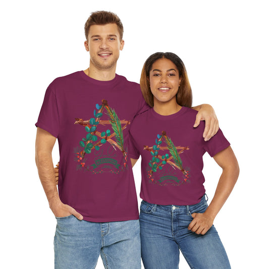 Yule Blessings Unisex Heavy Cotton Tee